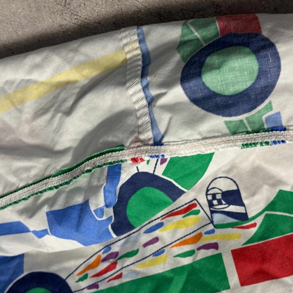 Vintage Bennetton Race Car Twin Fitted Sheet - Picture 5 of 6